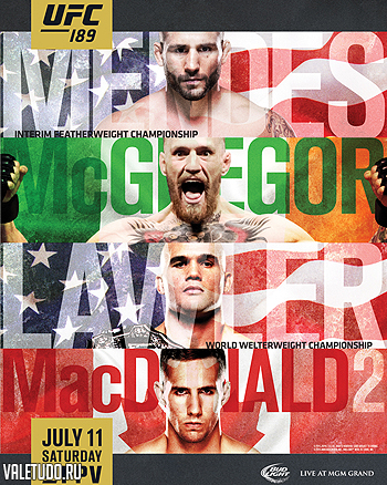 ufc189 poster mix-fight.kiev.ua ММА Киев .jpg